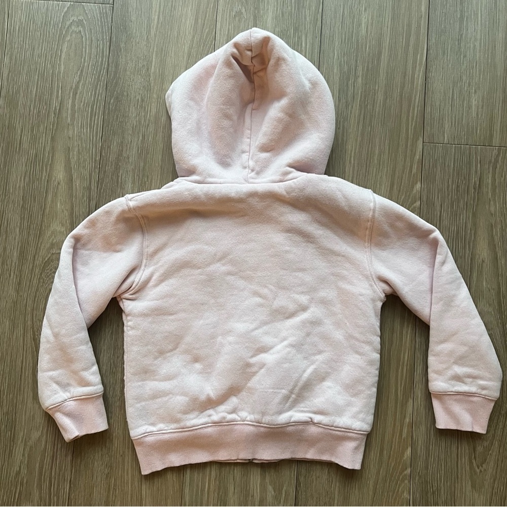 Roxy Light Pink Kids Zip-Up Hoodie Size Small - Picture 5 of 6